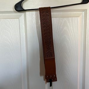 Brown waist belt